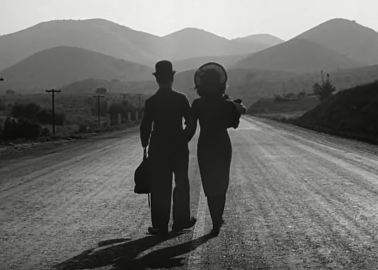 Charlie Chaplin and Pauline Goddard